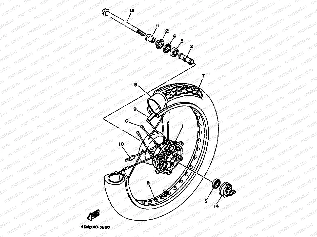 ROUE AVANT
