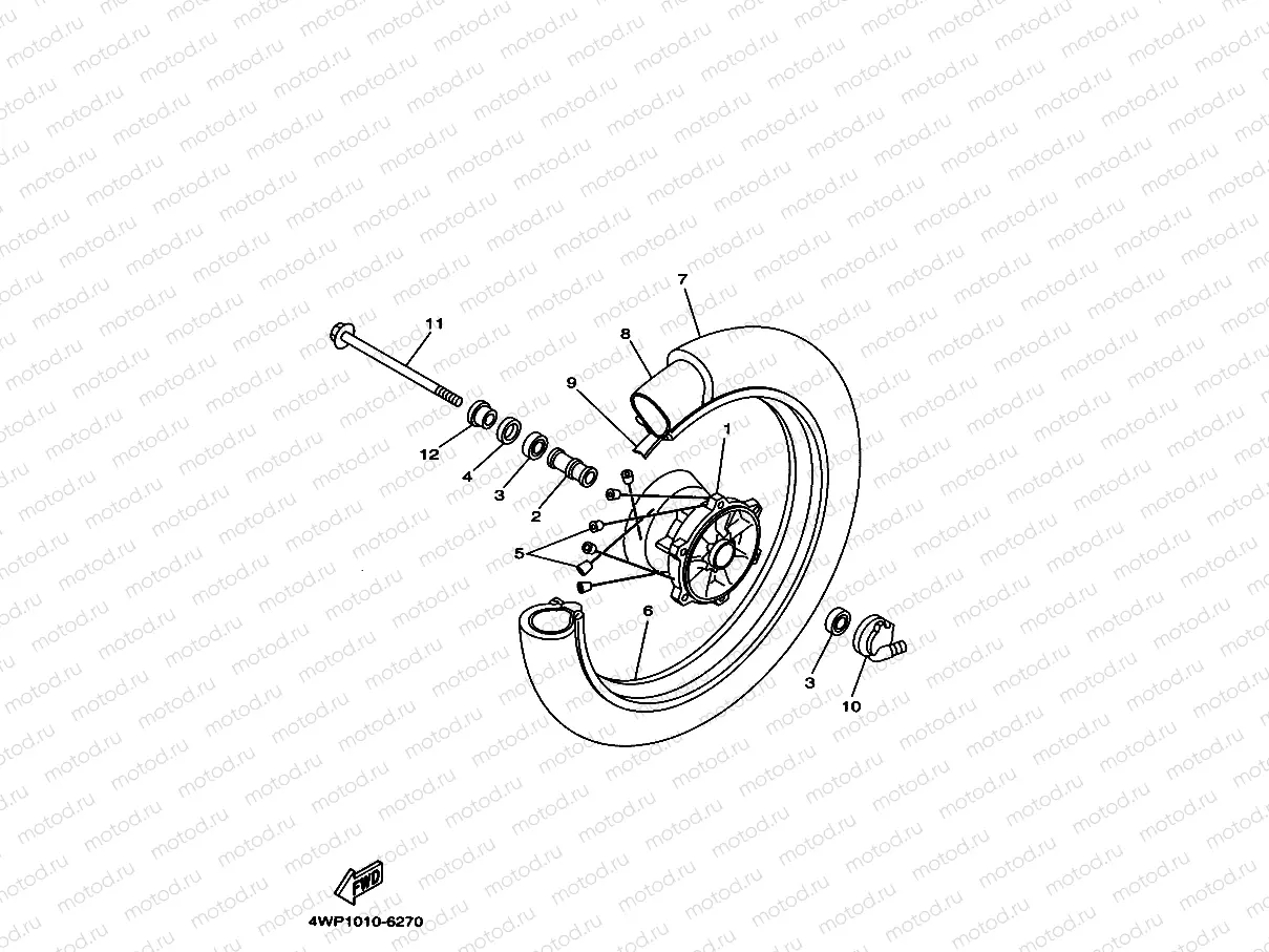 ROUE AVANT