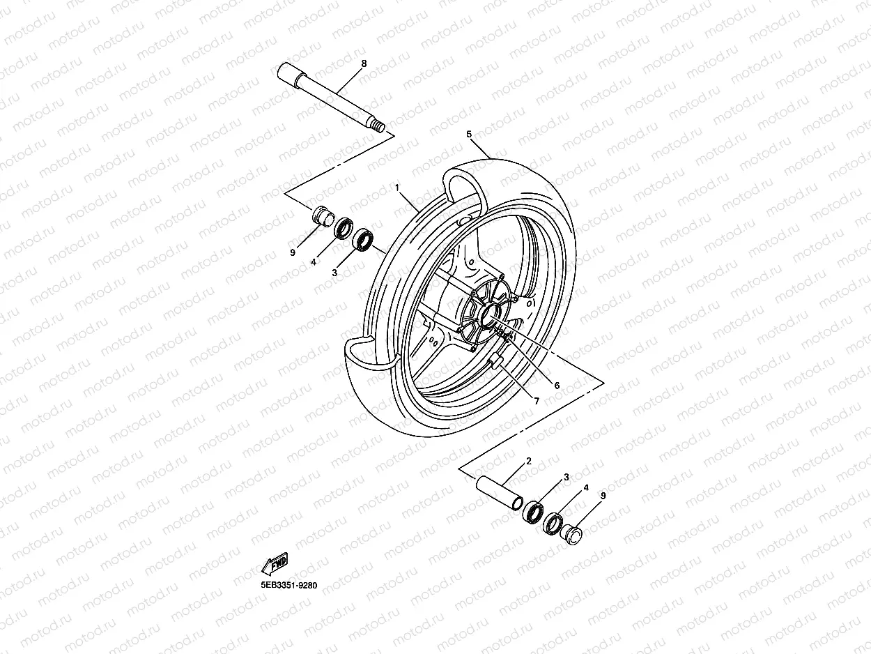 ROUE AVANT