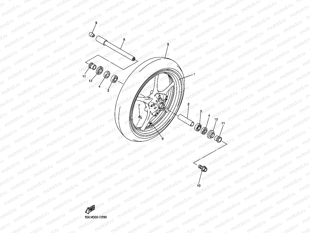 ROUE AVANT