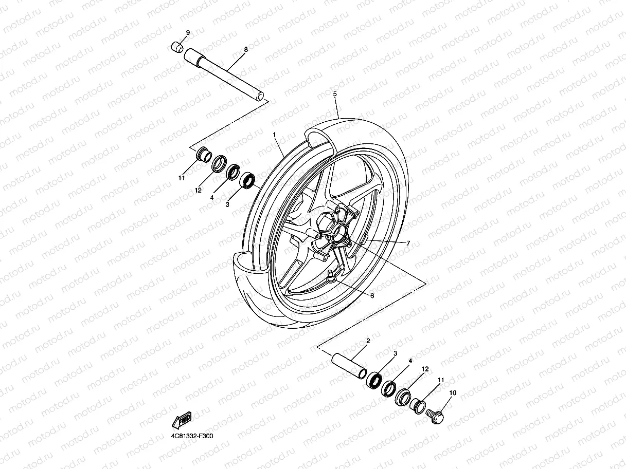 ROUE AVANT
