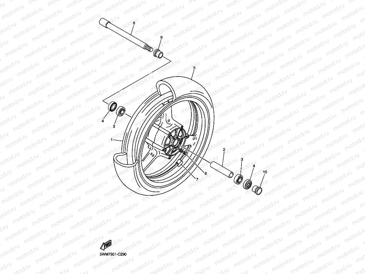 ROUE AVANT