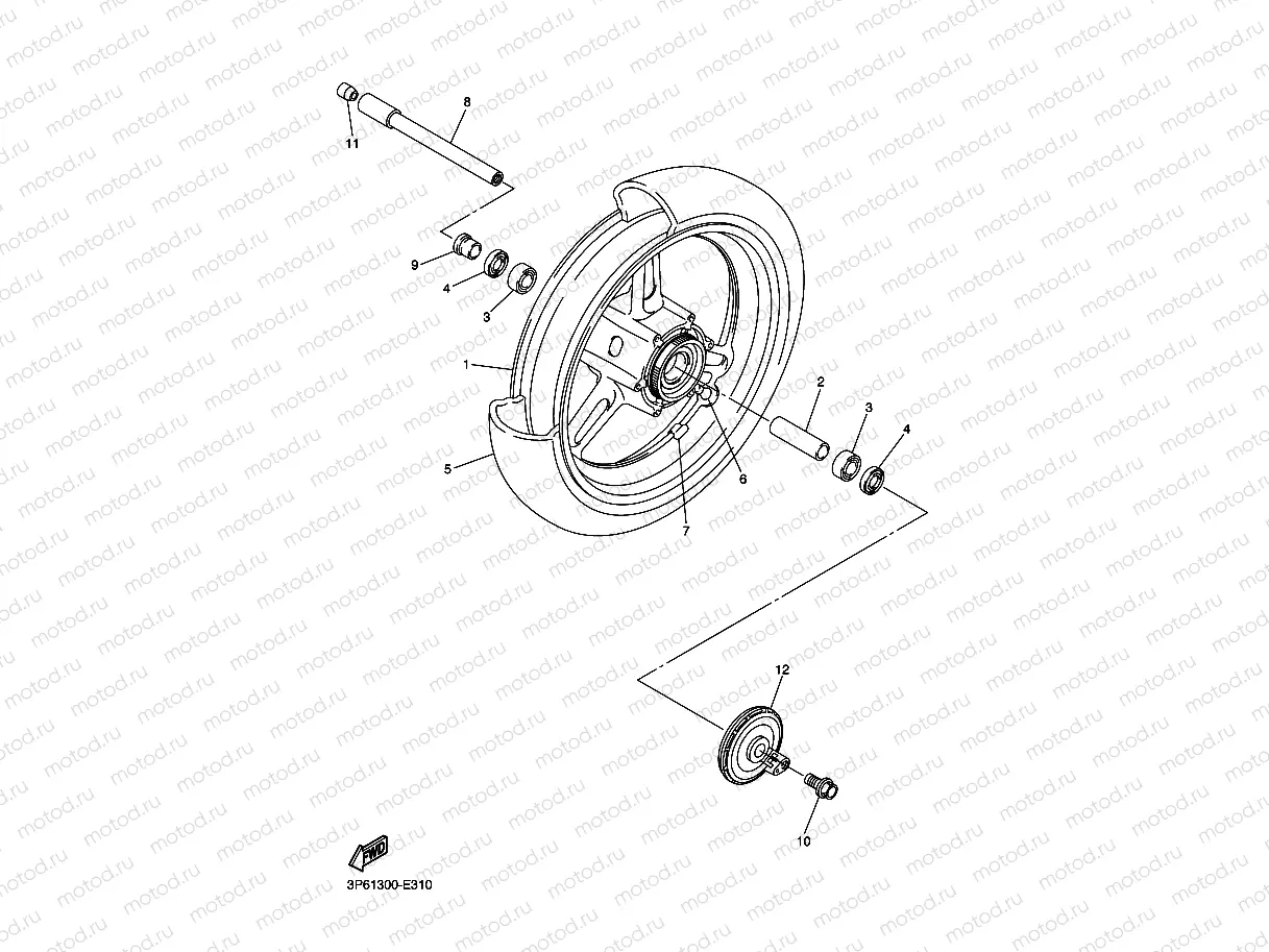 ROUE AVANT
