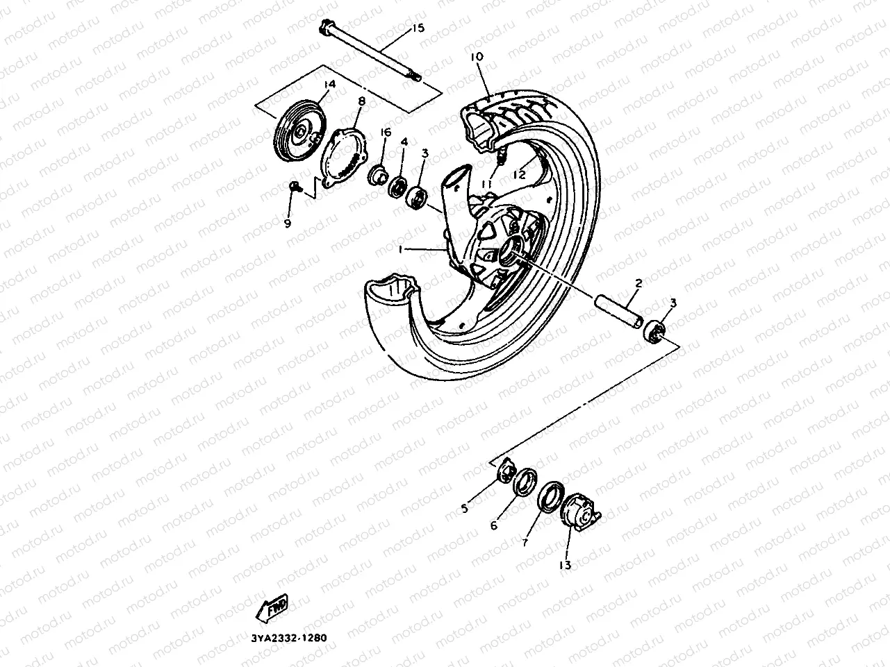 ROUE AVANT