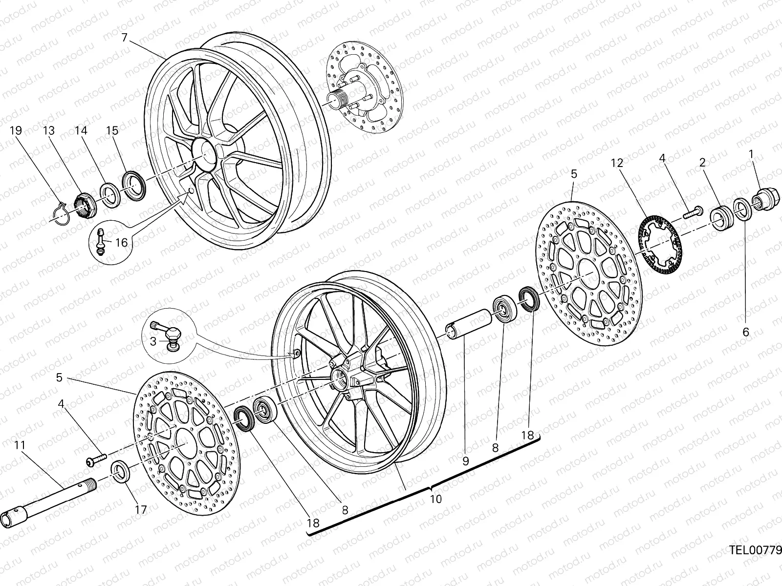 RUOTA ANTERIORE E POSTERIORE [MOD:HYP STR;XST:AUS,EUR,FRA,JAP,TWN]