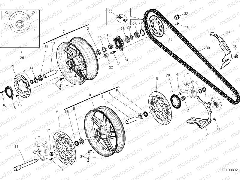 RUOTA ANTERIORE E POSTERIORE » UNCLASSIFIED
