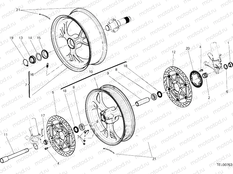 RUOTA ANTERIORE E POSTERIORE » UNCLASSIFIED