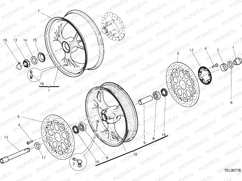 RUOTA ANTERIORE E POSTERIORE » UNCLASSIFIED