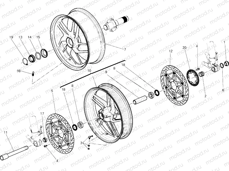 RUOTA ANTERIORE E POSTERIORE » UNCLASSIFIED