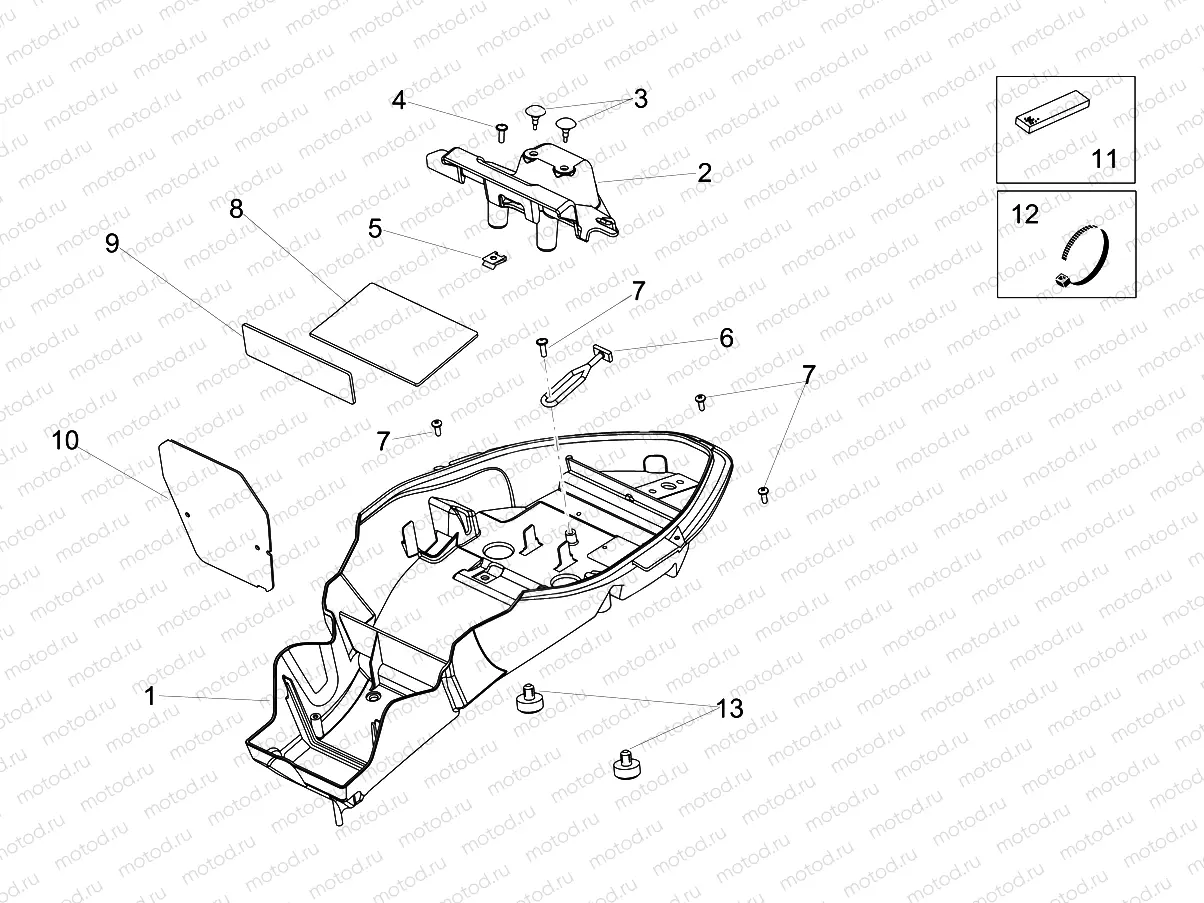 Saddle compartment
