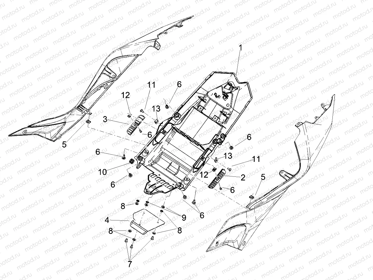 Saddle compartment