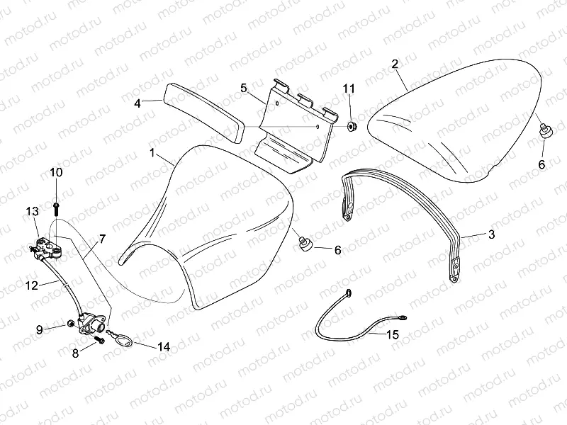 Saddle unit
