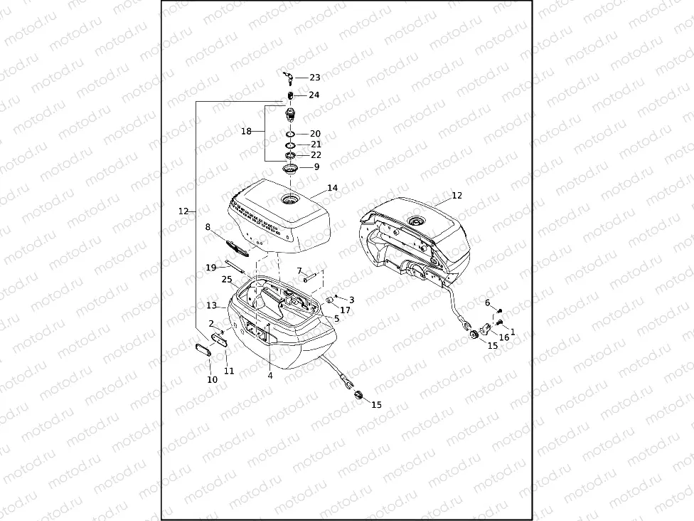 SADDLEBAGS - FLHC, FLHCS