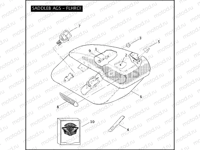 SADDLEBAGS - FLHRCI