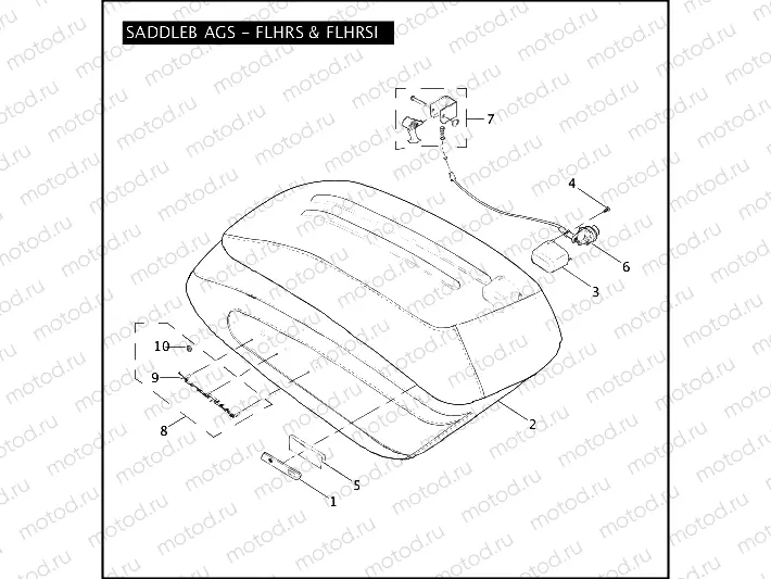 SADDLEBAGS - FLHRS & FLHRSI