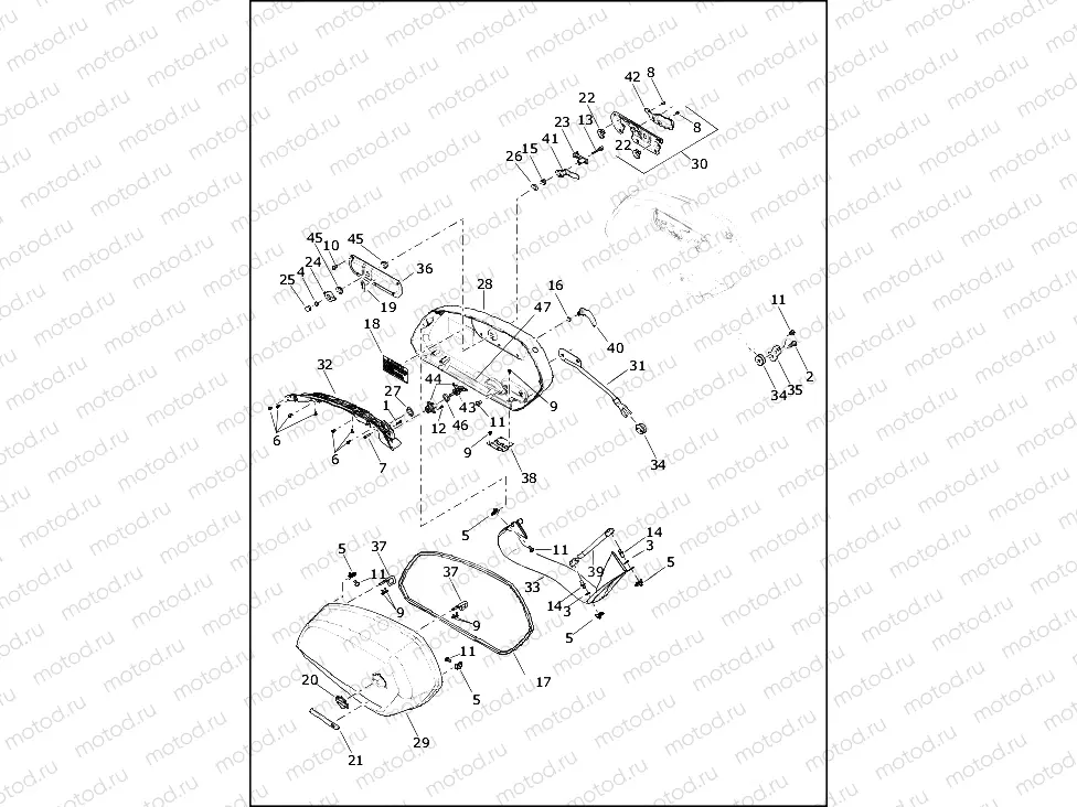 SADDLEBAGS - FLSB, FXLRST, FXRST (1 OF 2)