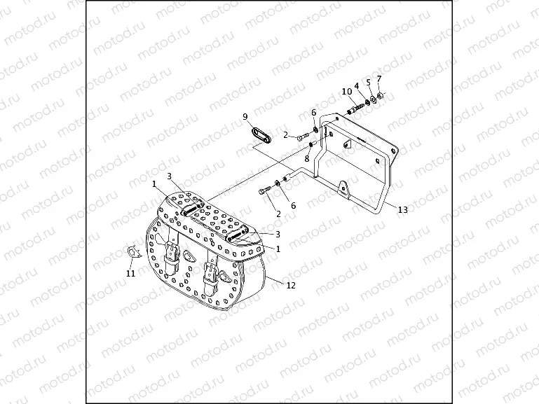 SADDLEBAGS - FLSTC