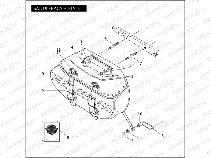SADDLEBAGS - FLSTC