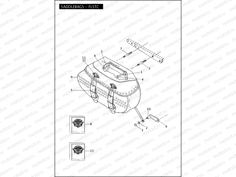 SADDLEBAGS - FLSTC