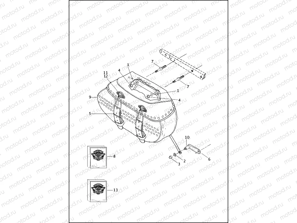 SADDLEBAGS - FLSTC