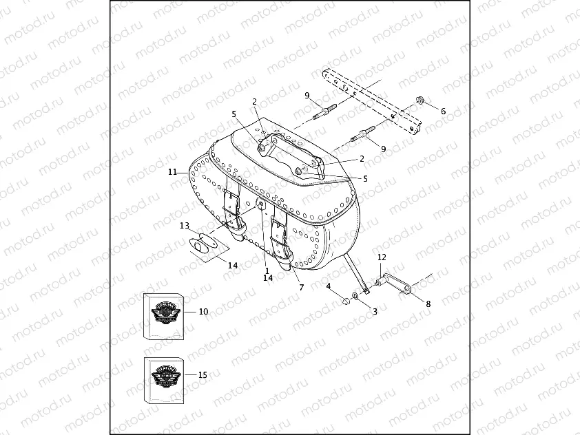 SADDLEBAGS - FLSTC/I