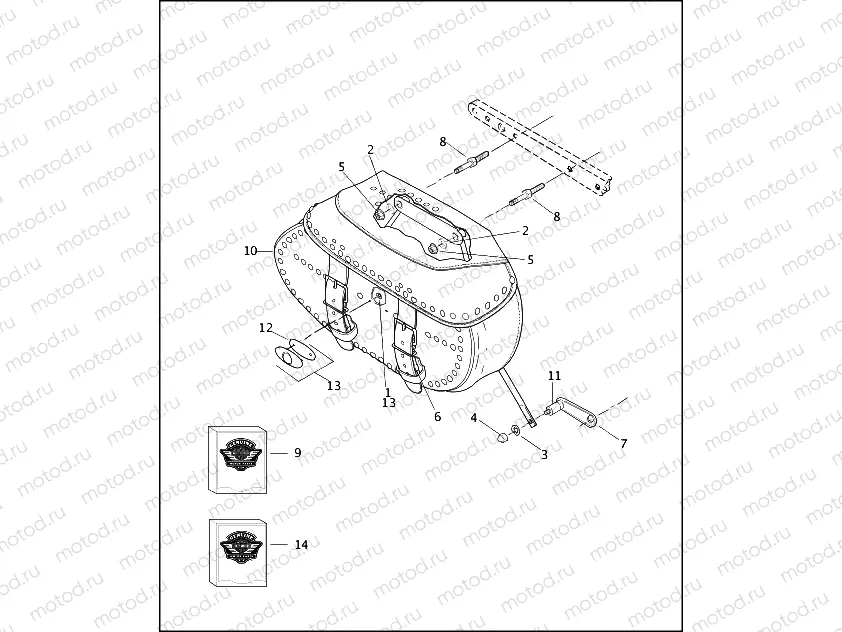 SADDLEBAGS - FLSTC/I