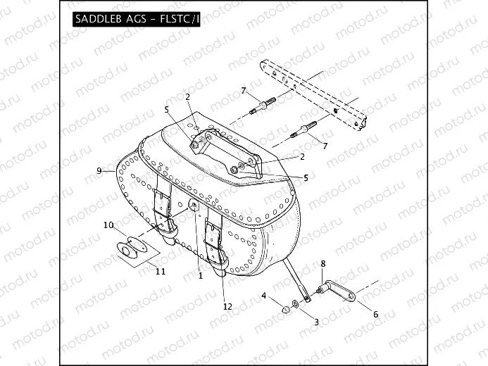 SADDLEBAGS - FLSTC/I