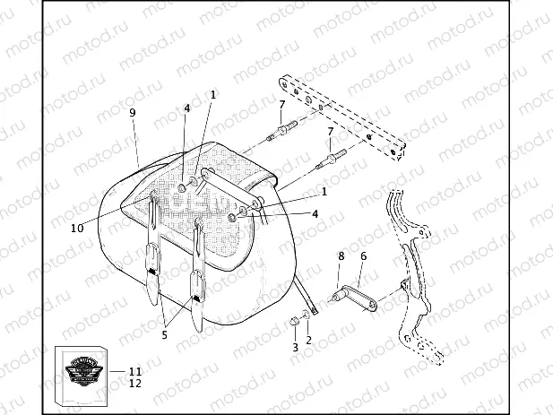 SADDLEBAGS - FLSTS/I