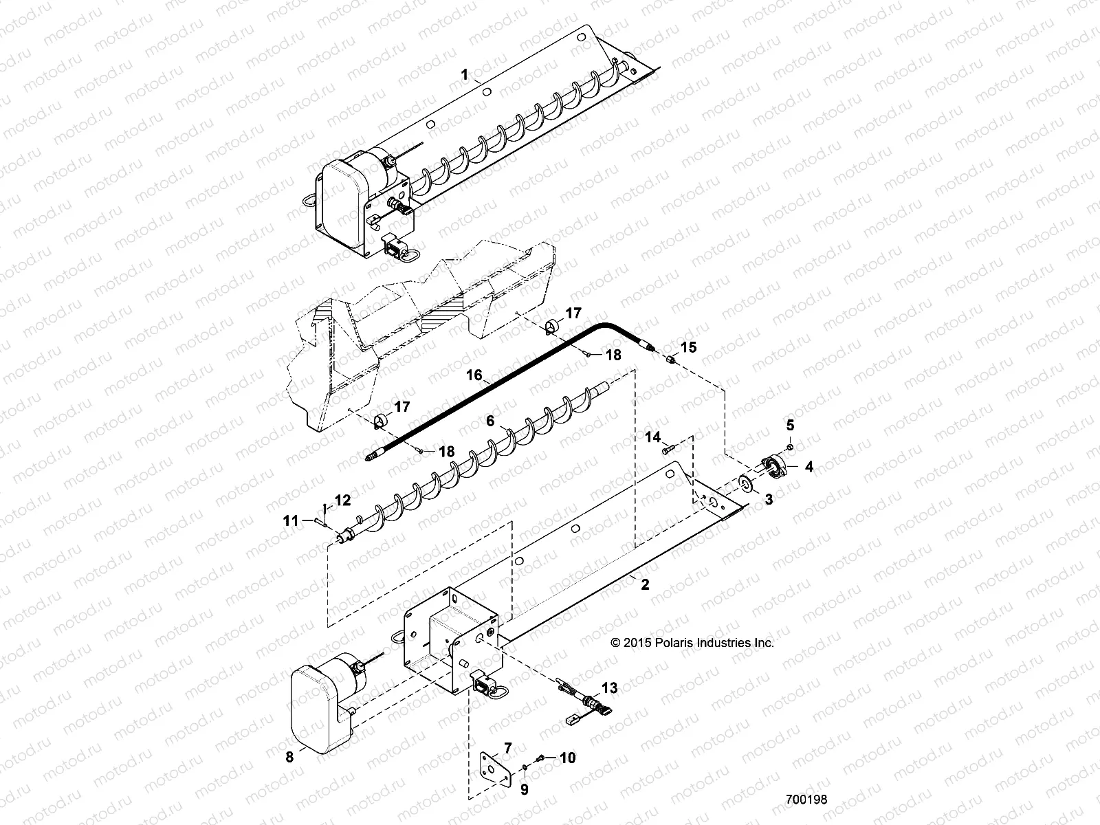 SAND/SALT SPREADER | SAND/SALT SPREADER, MAIN FRAME