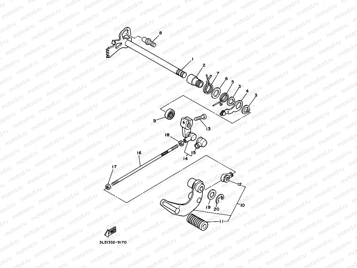 SCHALTWELLE & SCHALTPEDAL