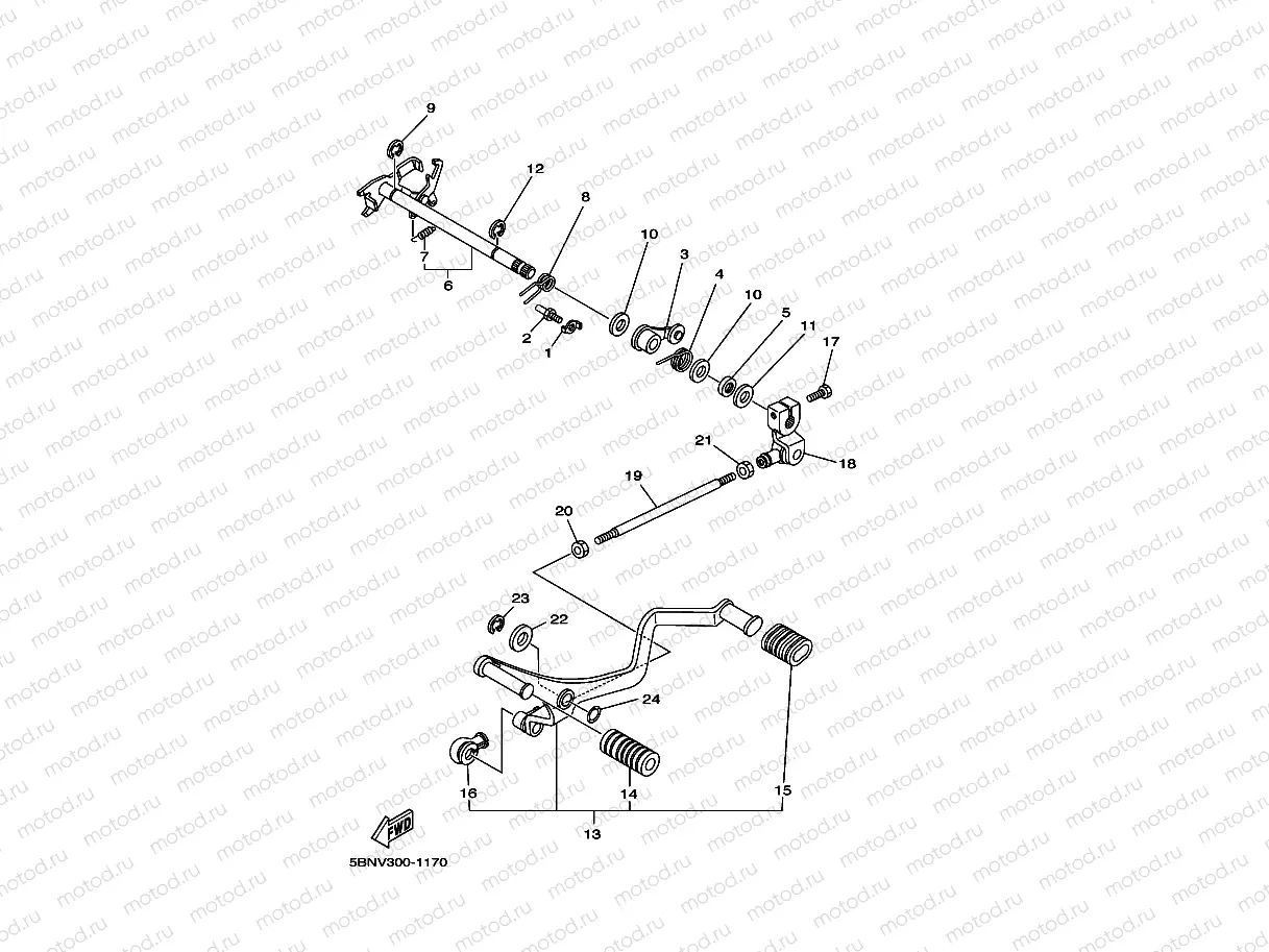 SCHALTWELLE & SCHALTPEDAL
