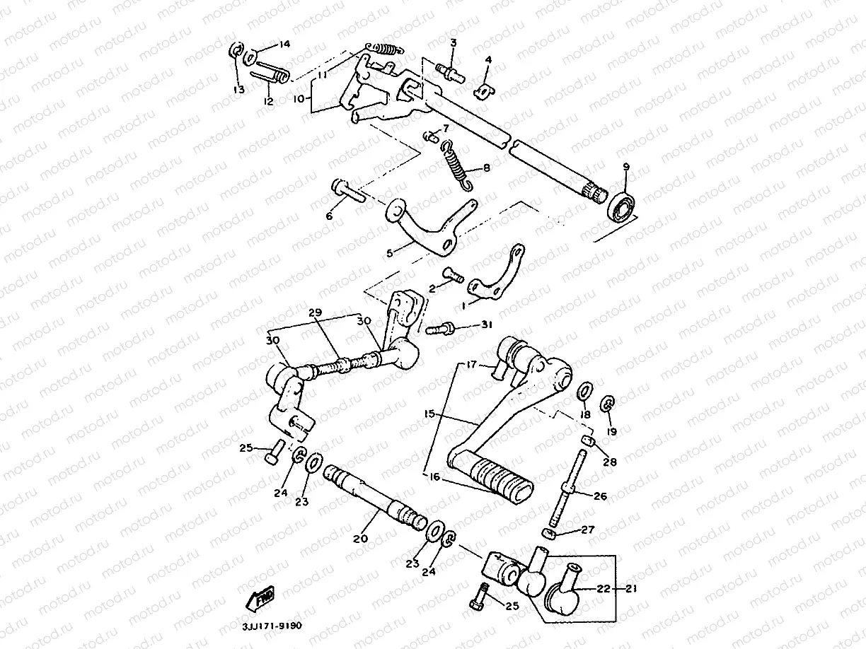 SCHALTWELLE & SCHALTPEDAL