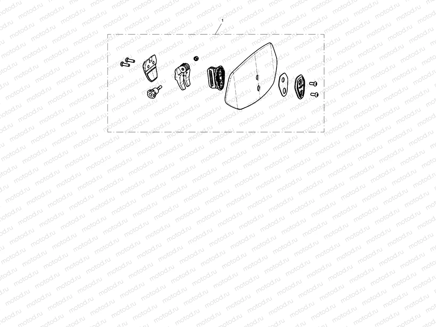 Screen Deflector Kit, Coated