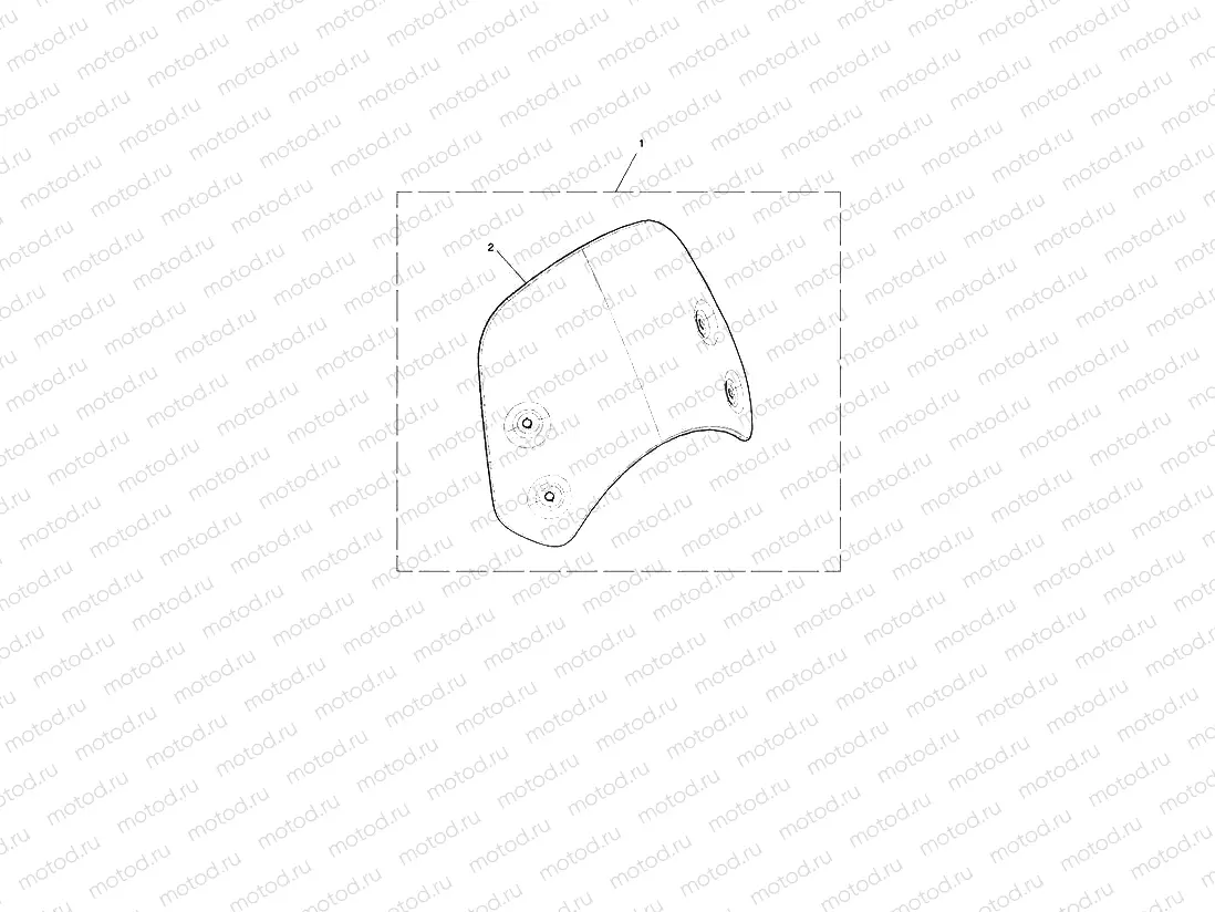 Screen, Short, Dark Tinted