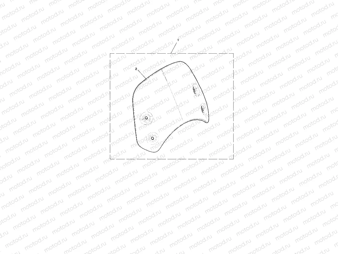 Screen, Short, Painted