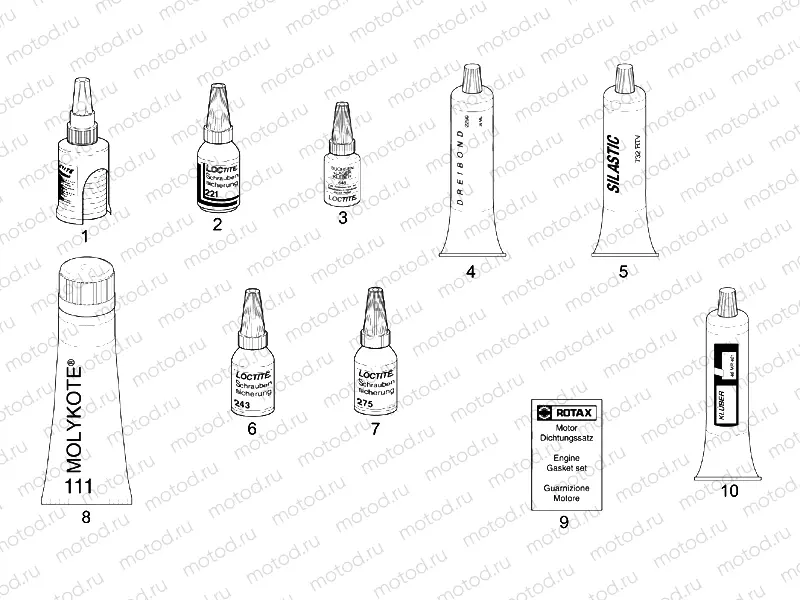 Sealing and lubricating agents