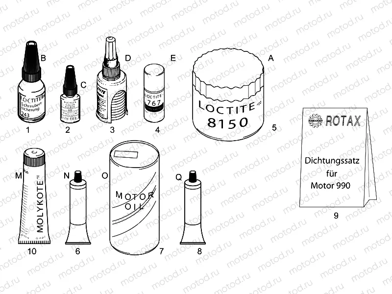 Sealing and lubricating agents