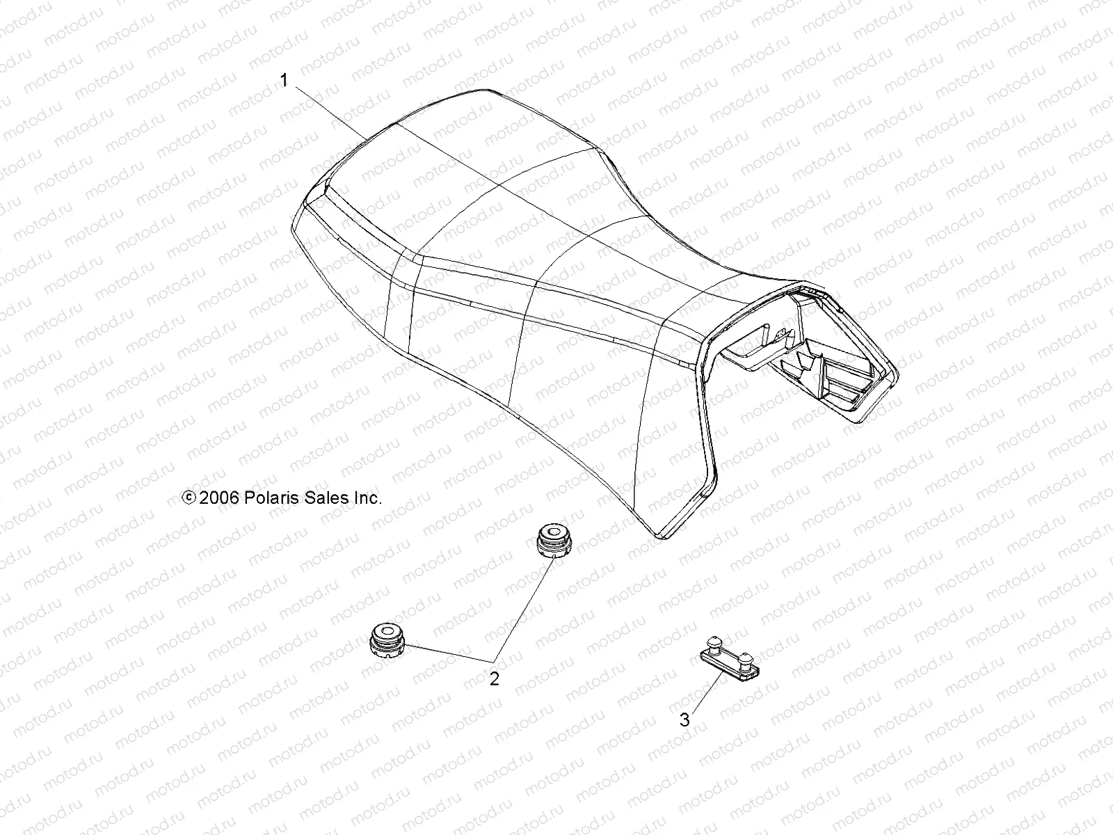 SEAT - A07LB27AA/AC/LH27AA/AB/AC/AD/AL (49ATVSEAT07HAWK) | SEAT - A07LB27AA/AC/LH27AA/AB/AC/AD/AL (49ATVSEAT07HAWK)