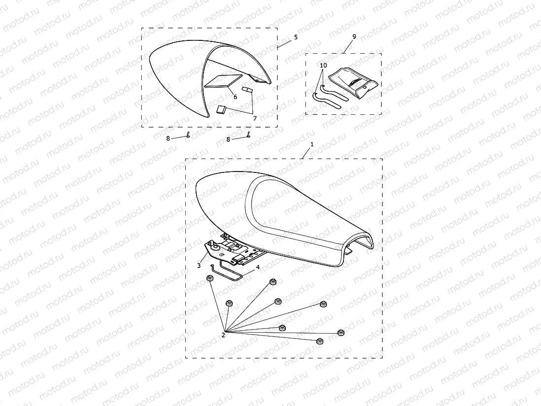 Seat Assembly - Single Seat