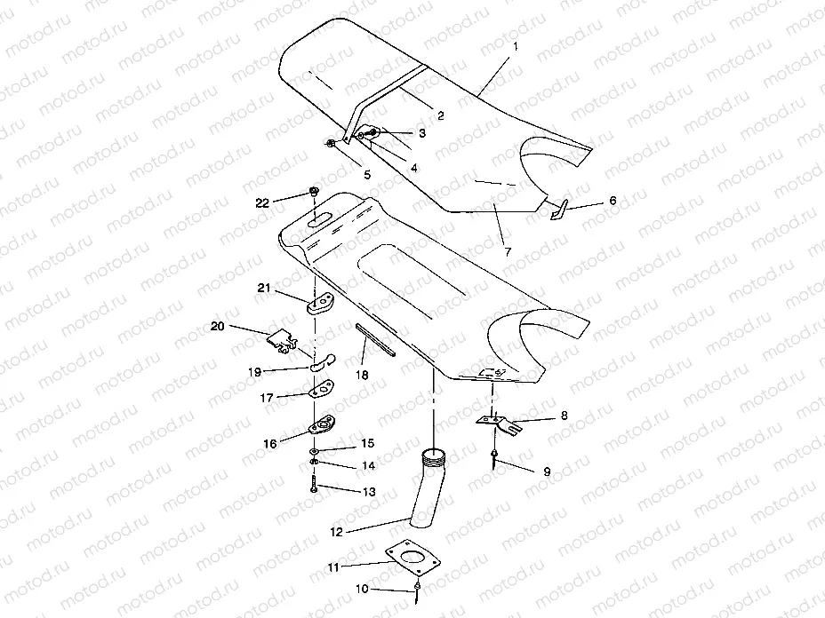 SEAT ASSEMBLY SL 650 B944058 (4926992699007A) | SEAT ASSEMBLY SL 650 B944058 (4926992699007A)