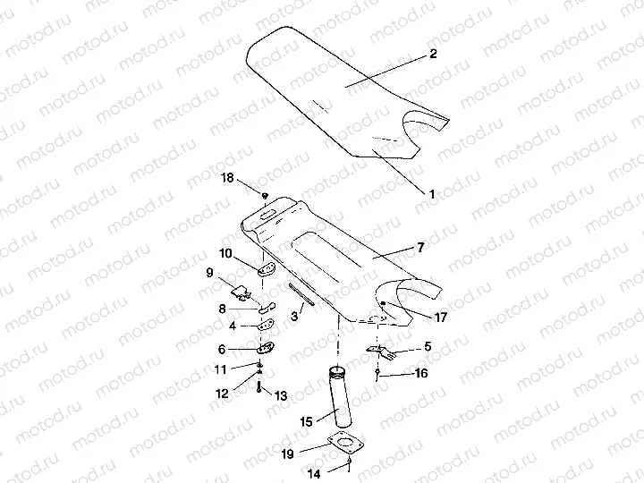 SEAT ASSEMBLY SL 650/B924058 (4922922292007A) | SEAT ASSEMBLY SL 650/B924058 (4922922292007A)