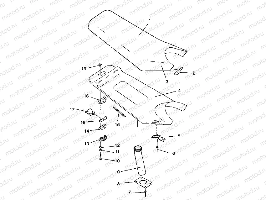 SEAT ASSEMBLY SL 750 / B934070 (4924752475007A) | SEAT ASSEMBLY SL 750 / B934070 (4924752475007A)