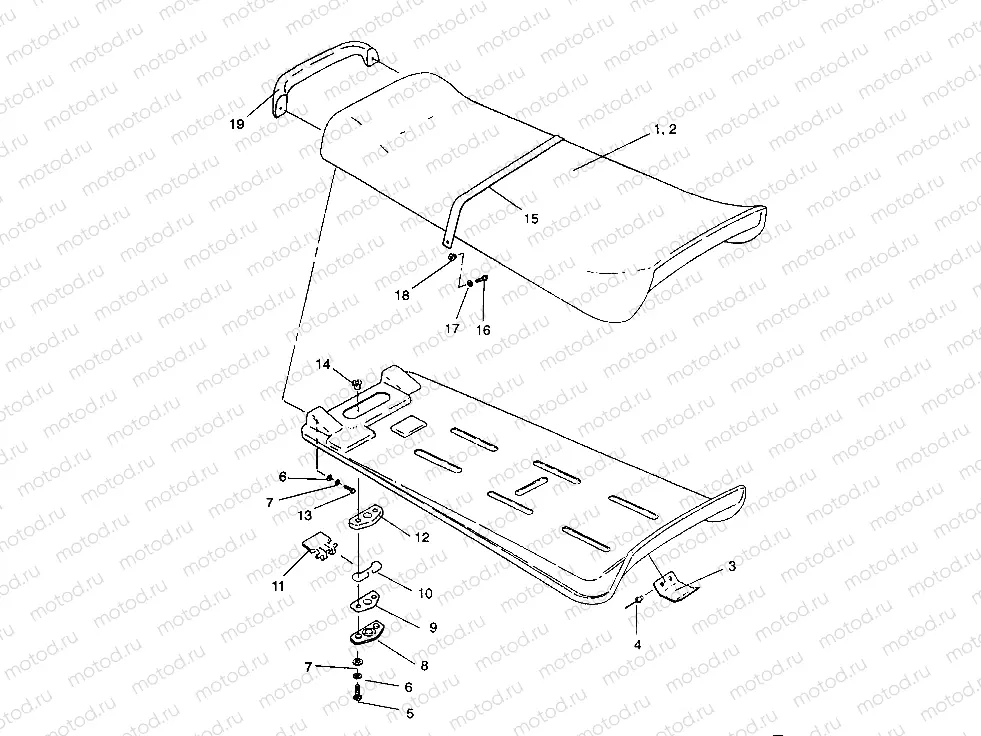 SEAT ASSEMBLY SLT 750 B944170 (4925942594007A) | SEAT ASSEMBLY SLT 750 B944170 (4925942594007A)