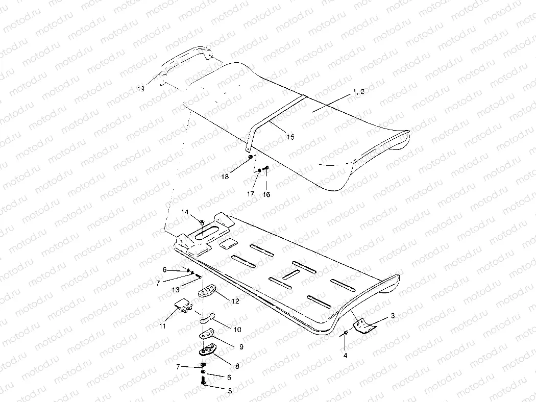 SEAT ASSEMBLY  SLT 750 B954170 (4930563056A012) | SEAT ASSEMBLY  SLT 750 B954170 (4930563056A012)