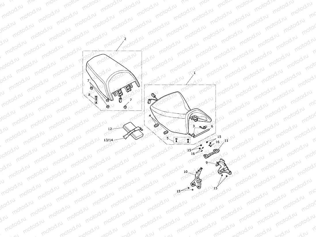 Seat Assembly & Toolkit