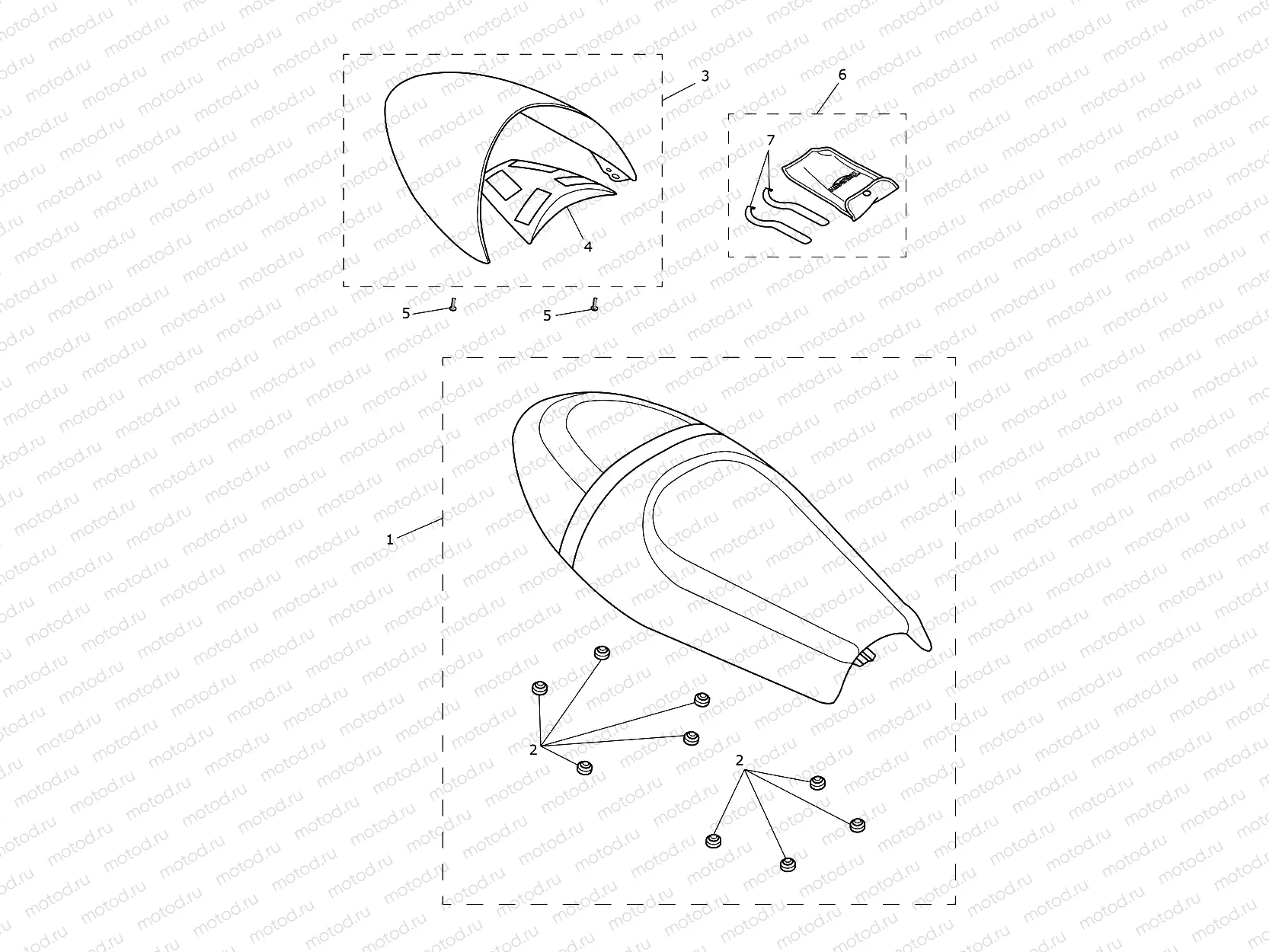 Seat Assembly & Toolkit 804036