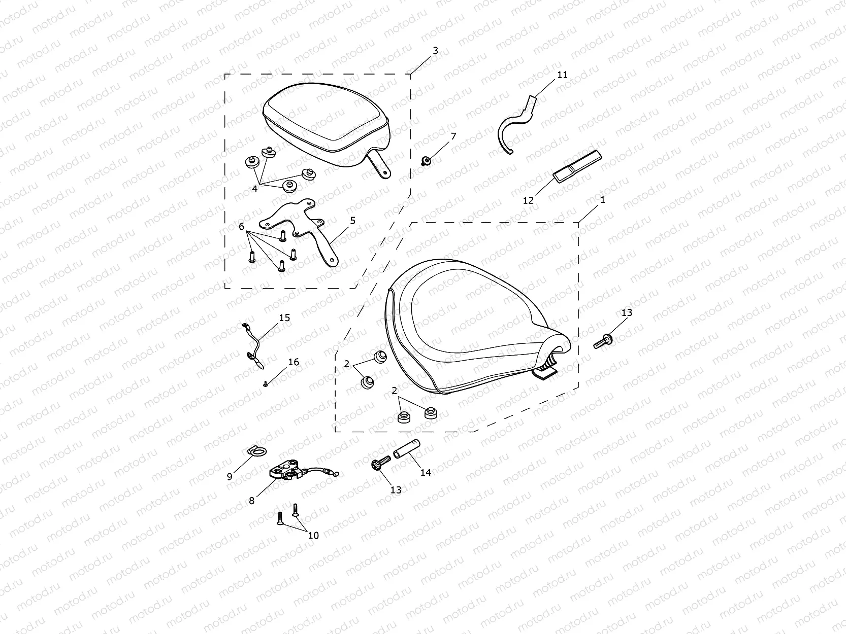 Seat Assembly & Toolkit