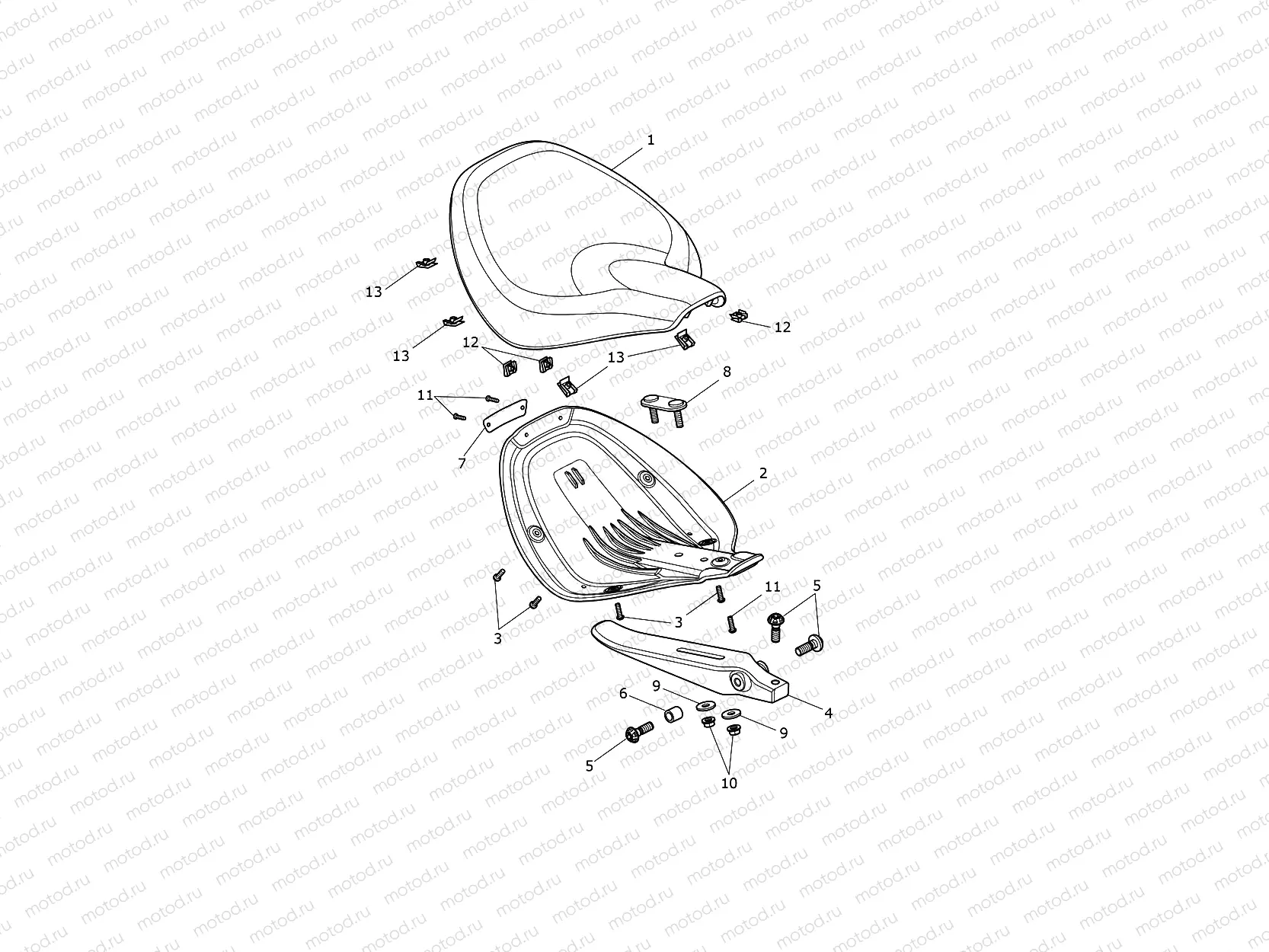 Seat Assembly & Toolkit