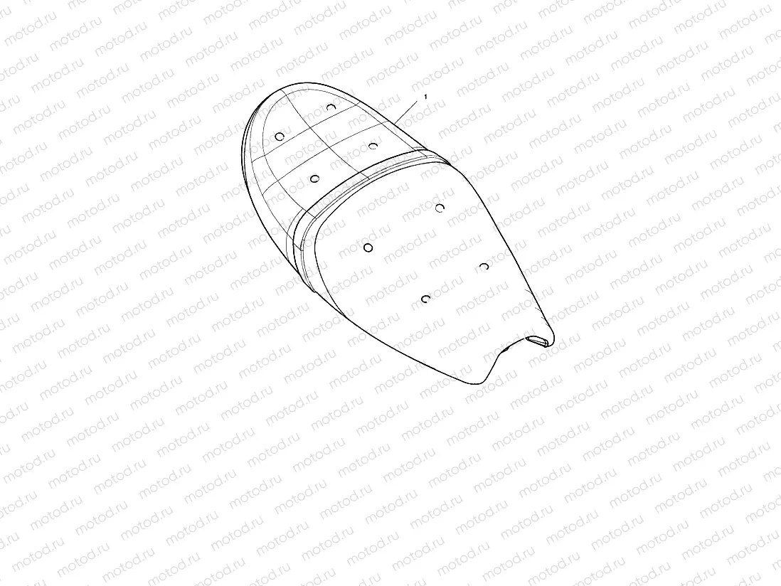 Seat Assembly, Twin, Royal