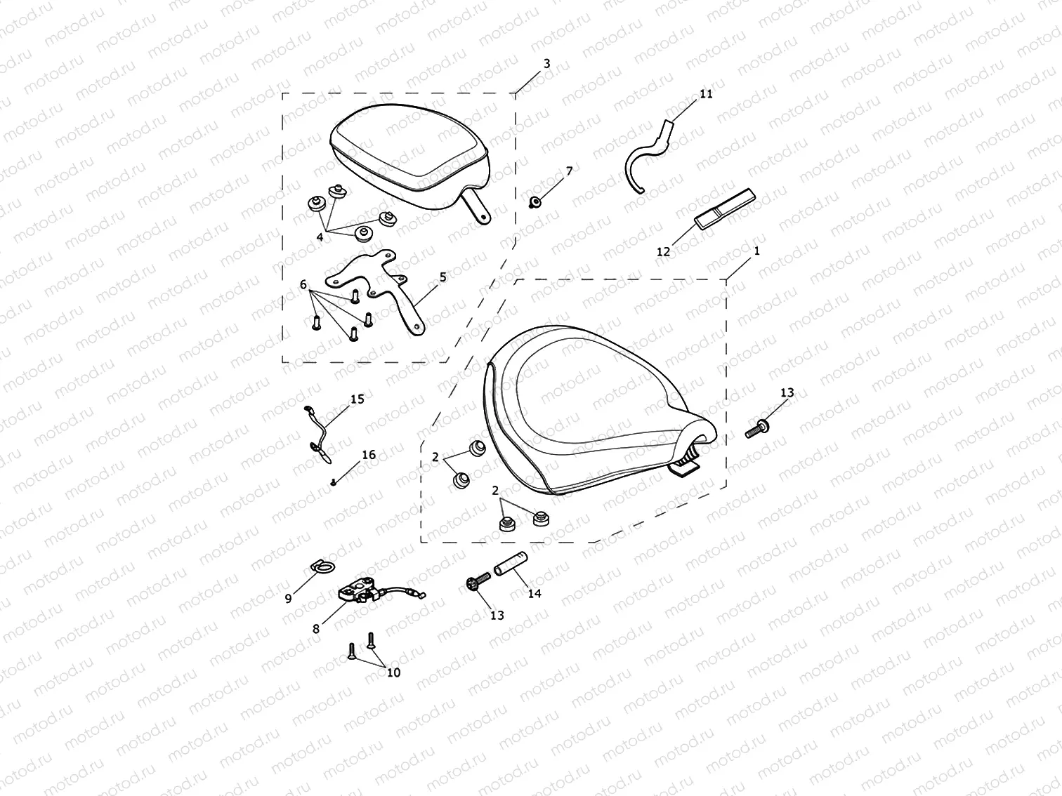 Seat Assy & Toolkit